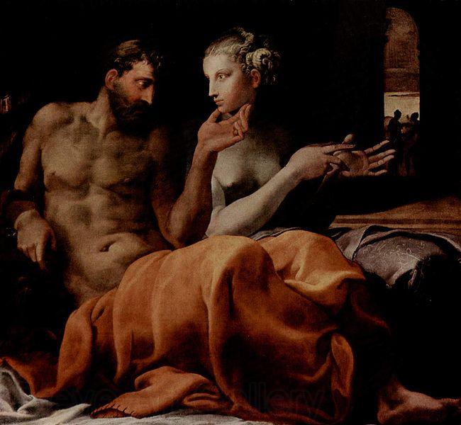 Francesco Primaticcio Odysseus und Penelope Norge oil painting art